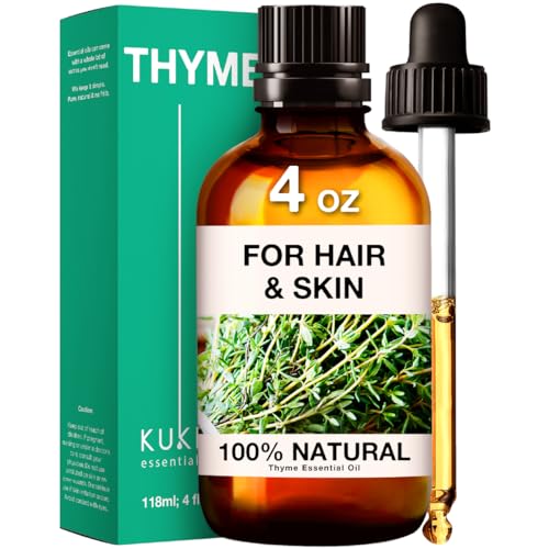Kukka Thyme Essential Oil for Hair Thyme Oil for Skin - 100% Natural Thyme Essential Oil for Diffuser KUKKA essential oils buy supplements canada