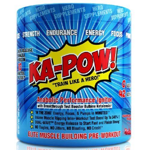 PREWORKOUT TESTOSTERONE BOOSTER - KA-POW! The Fastest Hitting ANABOLIC PRE HERO SUPPLEMENTS buy supplements canada