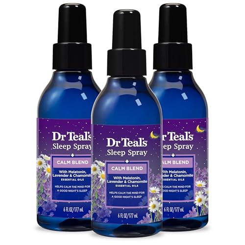 Dr Teal's Sleep Spray with Melatonin & Essential Oil Blend, 6 fl oz (Pack of 3) Dr Teal's buy supplements canada
