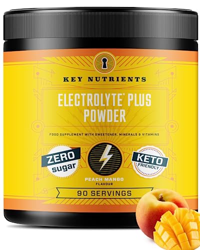 Key Nutrients Electrolytes Powder - Tropical Peach Mango Drink Mix 90 Servings KEY NUTRIENTS buy supplements canada