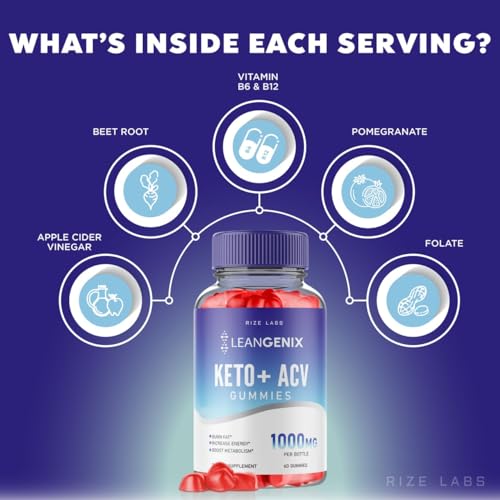(3 Pack) Leangenix Keto ACV Gummies, Leangenix Keto + ACV for Advanced Weight Loss rize labs buy supplements canada