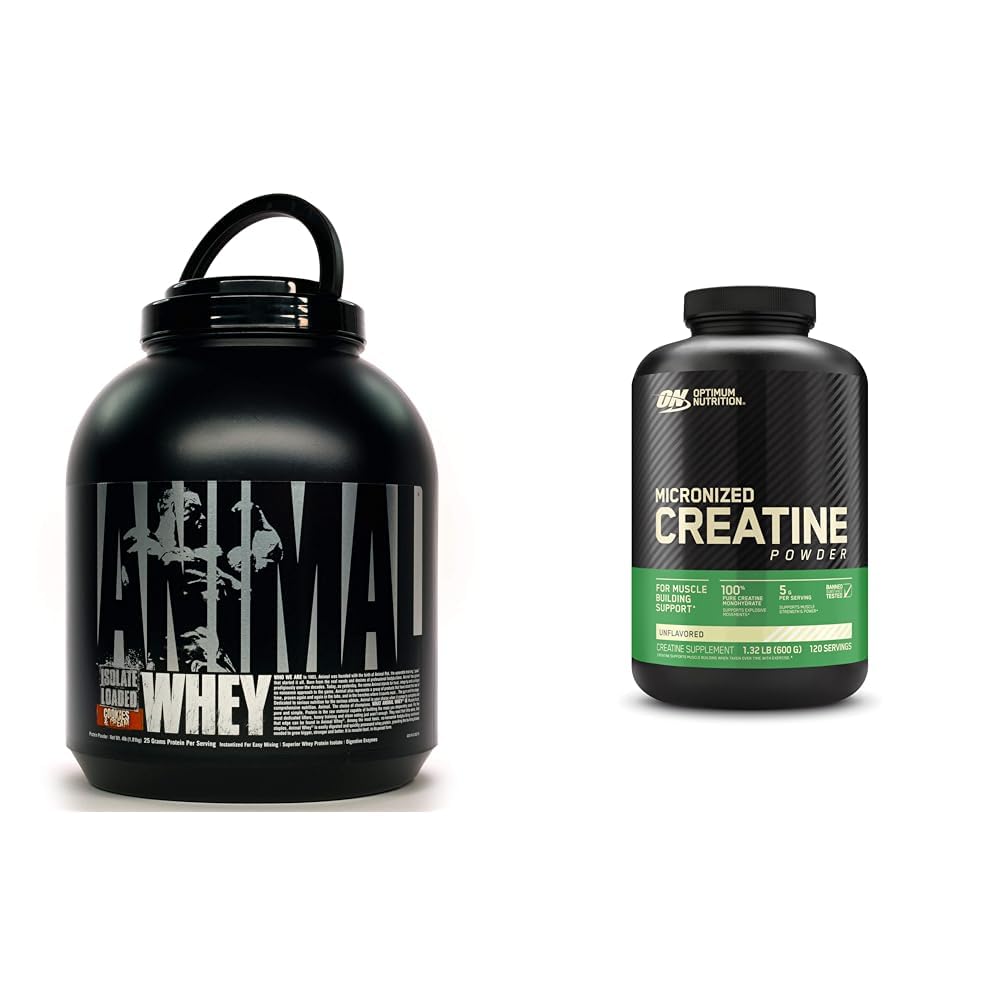 Animal Whey Isolate Protein Powder, Loaded for Post Workout and Recovery & Optimum Animal buy supplements canada