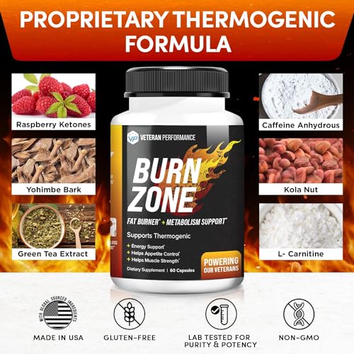 Veteran Performance Burn Zone Thermogenic Fat Burner – Metabolism Booster Appetite Veteran Performance buy supplements canada