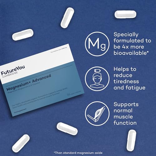 FutureYou Magnesium+ Advanced (28 Capsules). High Strength Magnesium Supplements for Women & Men FutureYou Cambridge buy supplements canada