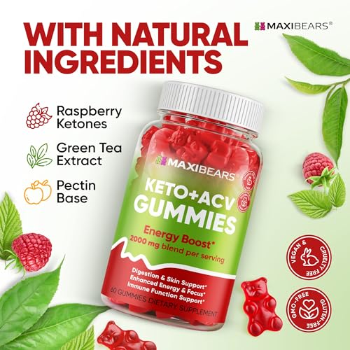 Keto Gummies - Delicious Low-Carb Snack to Boost Ketosis, Metabolism & Energy MAXIBEARS buy supplements canada