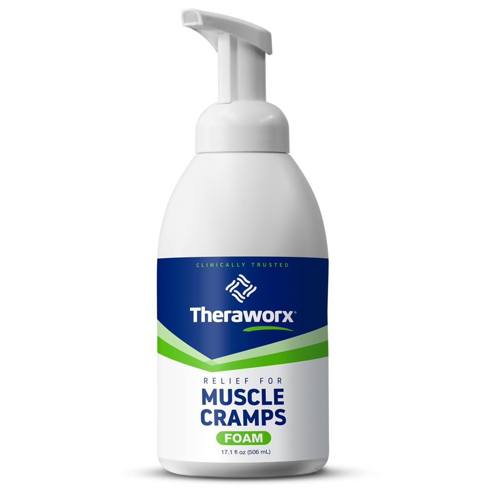 Theraworx Relief for Muscle Cramps Foam Fast-Acting Muscle Spasm, Leg Soreness with Magnesium Sulfate - 17.1 oz - 1 Count Theraworx buy supplements canada