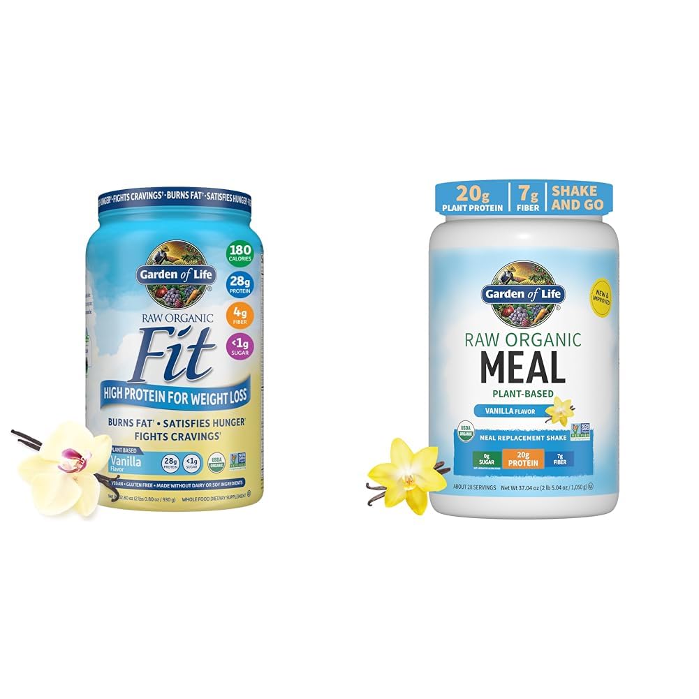 Garden of Life Raw Organic Fit Vegan Protein Powder Vanilla & Vegan Protein Powder Garden of Life buy supplements canada