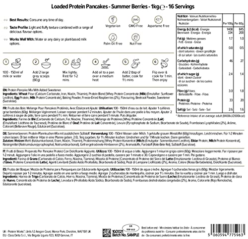 Protein Works - Loaded Protein Pancake Mix | Premium Pancake Mix | High Protein Pancakes Protein Works buy supplements canada