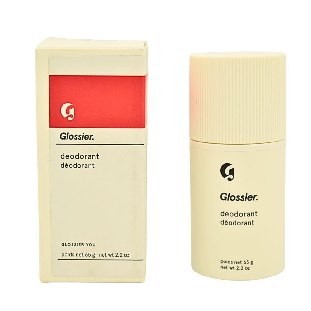 Glossier Deodorant Refillable Holiday Gift Set: Aluminum-Free Stick 2.2 oz + YOU Refill – Coconut Oil Base, Warm & Spicy Glossier buy supplements canada