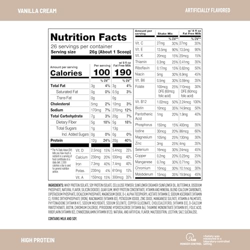 SlimFast High Protein Meal Replacement Powder, 26 Servings, Advanced Nutrition SlimFast buy supplements canada
