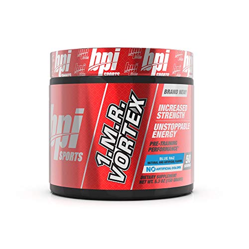 BPI Sports 1.M.R. Vortex Pre-Workout Powder, Blue Raz, 5.3 Ounce BPI Sports buy supplements canada