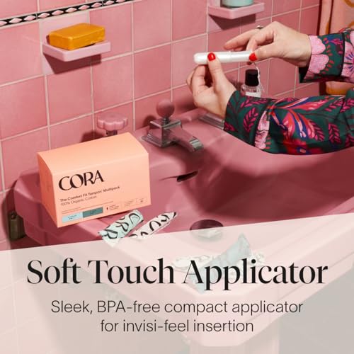 Cora Organic Applicator Tampons | Super Absorbency | 100% Organic Cotton, Unscented Cora buy supplements canada