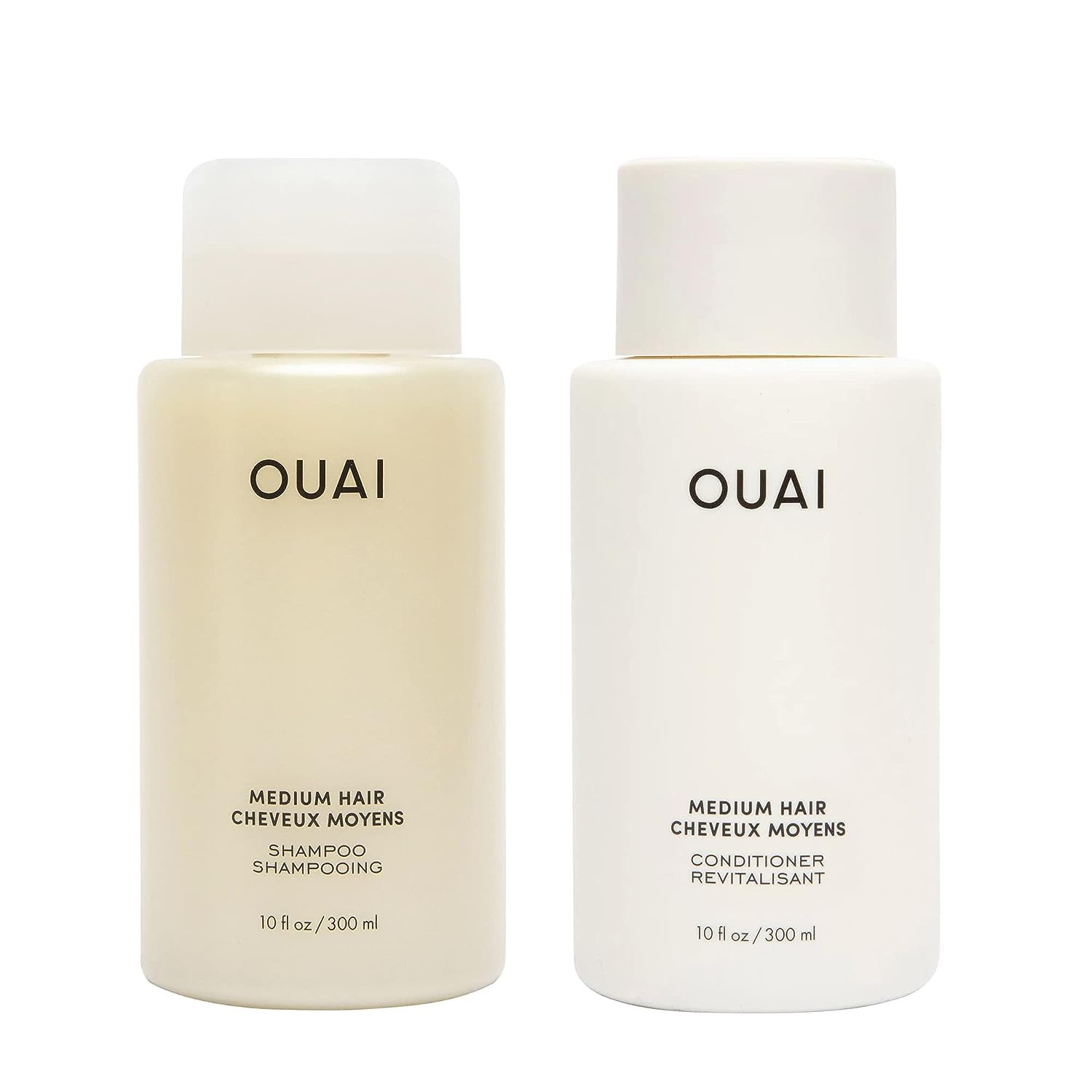 OUAI Medium Hair Shampoo and Conditioner Set - Sulfate-Free Shampoo and Conditioner for Women & Men - Made with Keratin, Shea Butter & Avocado Oil - Free of Parabens & Phthalates (10 Fl Oz) OUAI buy supplements canada