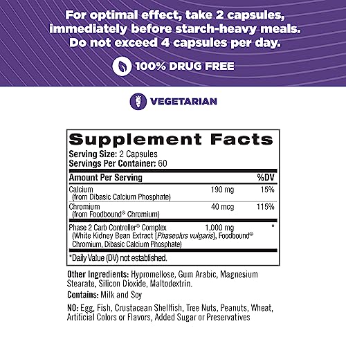 Natrol Carb Intercept with Phase 2 Carb Controller Capsules, White Kidney Bean Extract Natrol buy supplements canada