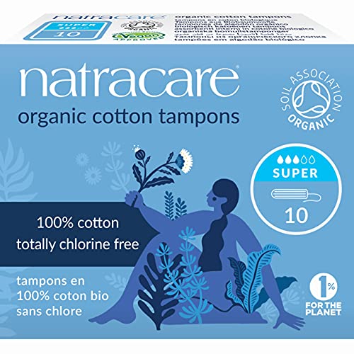 Natracare Non-Applicator 100% Organic Cotton Tampons, Super, Totally Chlorine Free, Biodegradable NATRACARE buy supplements canada