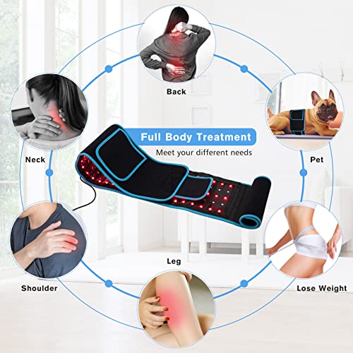 Red Light Therapy Near Infrared Light Therapy Wrap Belt for Body with Timer for Waist Back Shoulder AKYSUN buy supplements canada