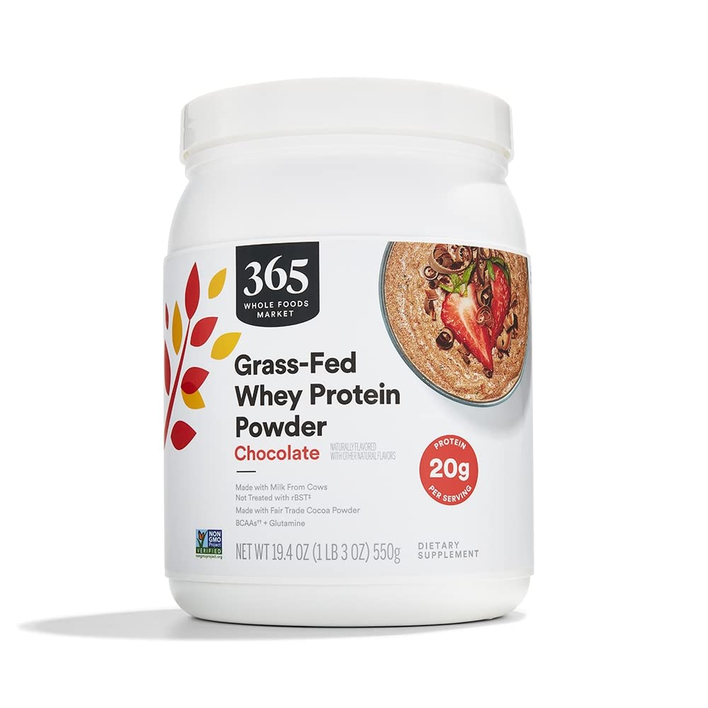 365 by Whole Foods Market, Chocolate Grass Fed Whey Protein, 19.4 Ounce 365 by Whole Foods Market buy supplements canada