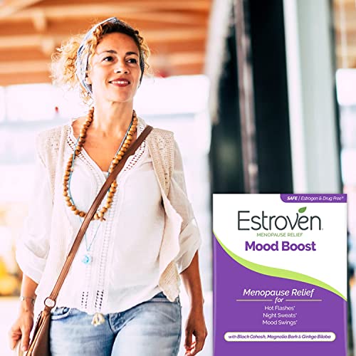 Estroven Mood Boost for Menopause Relief, Helps Reduce Hot Flashes & Night Sweats, Helps Manage Mood Swings, 30 Count Estroven buy supplements canada