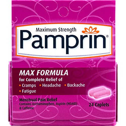 Pamprin Max Menstrual Pain Relief, Maximum Strength, Caplets, 24 ct. Pamprin buy supplements canada