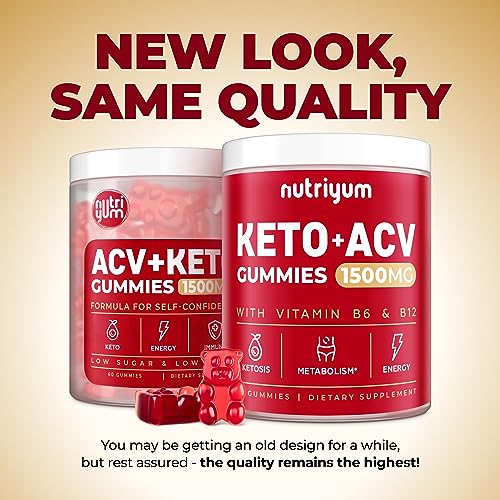 nutriyum Keto ACV Gummies 1500 mg - Apple Cider Vinegar Gummies with B6 & B12 nutriyum buy supplements canada
