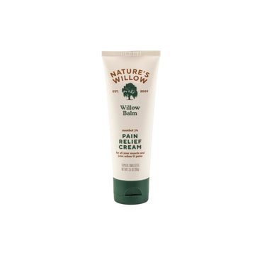 Nature's Willow Willow Balm Natural Pain Relief Cream for Muscles & Joints | Fast-Acting with Willow Bark & Menthol | Free from Artificial Fragrances & Dyes | 1-Pack | 3.5 fl oz Nature's Willow buy supplements canada
