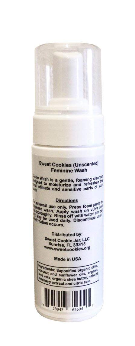 Sweet Cookie Jar Cookie Wash, Unscented, 5 Fl Oz - All Natural Feminine Wash for Sensitive Cookies Sweet Cookie Jar buy supplements canada