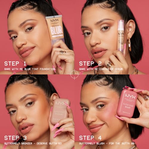 NYX PROFESSIONAL MAKEUP Buttermelt Powder Blush, Fade and Transfer-Resistant Blush, Up to 12HR Make Up Wear, Vegan Formula - For The Butta NYX PROFESSIONAL MAKEUP buy supplements canada
