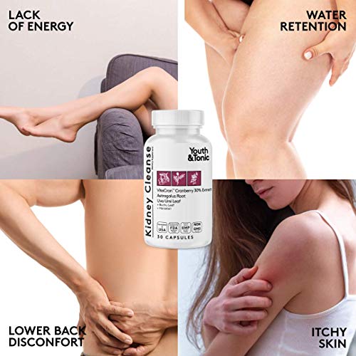 Youth & Tonic Kidney Cleanse Detox for Residual Metabolic Waste & Excess Body Water for Urinary Tract Youth & Tonic buy supplements canada
