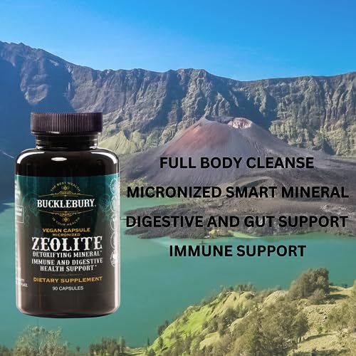 BUCKLEBURY Zeolite Micronized Smart Mineral Capsules - Supports Detox, Immune BUCKLEBURY buy supplements canada