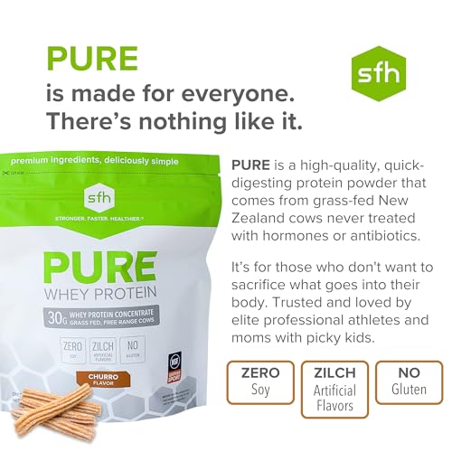 SFH Pure Whey Protein Powder Best Tasting 100% Grass Fed Whey | All Natural SFH buy supplements canada