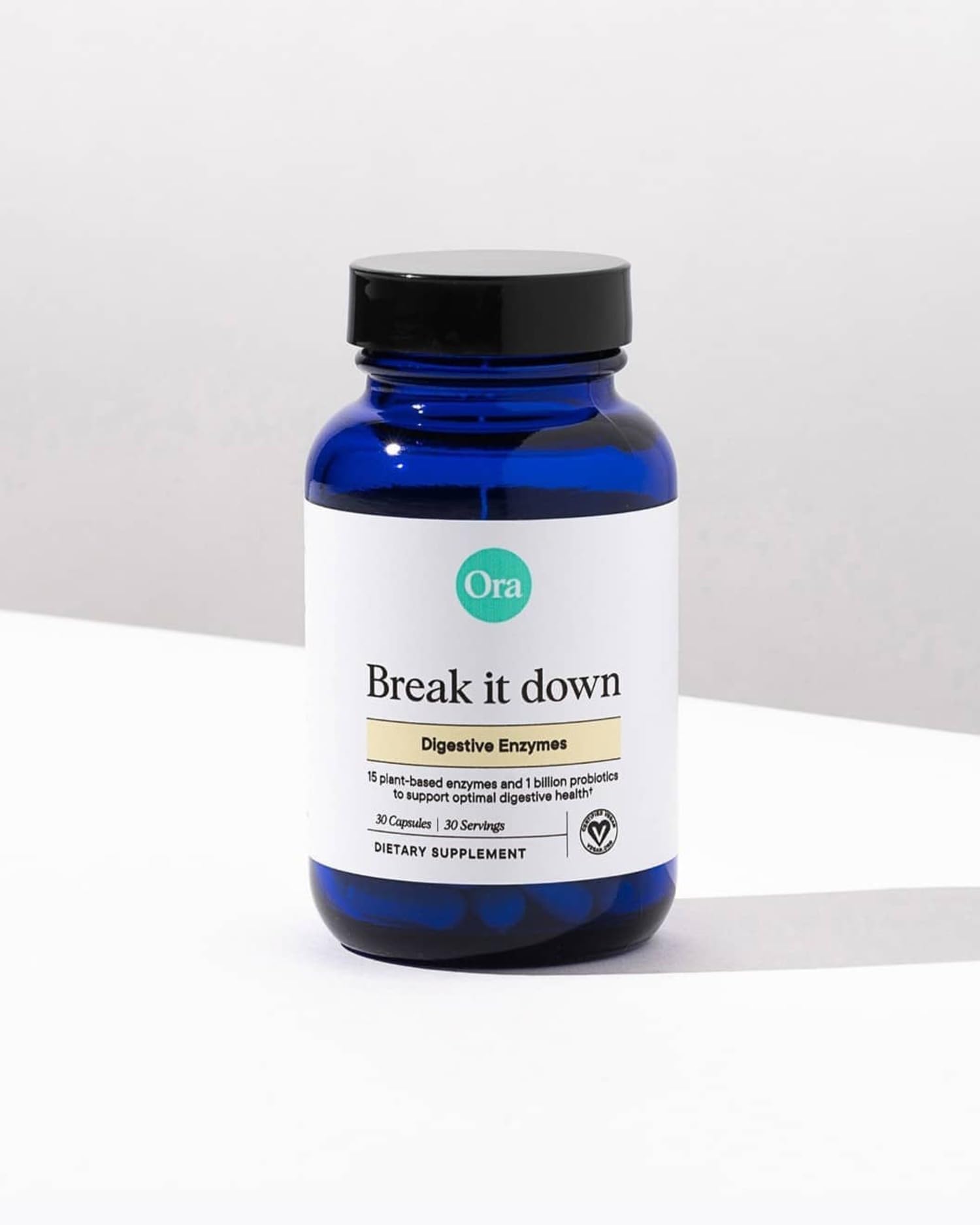 Ora Organic Multi-Enzyme Supplement - Vegan, Gluten Free Enzymes for Digestion with Probiotics for Gut Health, Bloating, Constipation and Gas Relief - 30 Easy to Swallow Capsules Ora Organic buy supplements canada