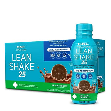 GNC Total Lean | Lean Shake 25, To Go Bottles | Low-Carb Protein Shake to Improve Weight GNC buy supplements canada