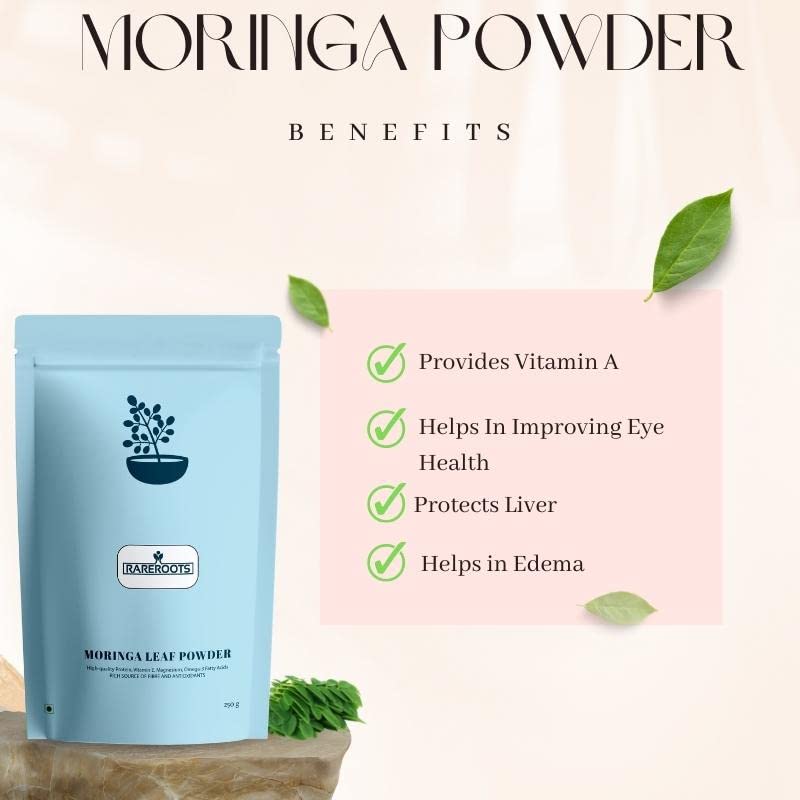 RAREROOT Moringa Leaf Powder for Weight Loss - 250g RAREROOT buy supplements canada