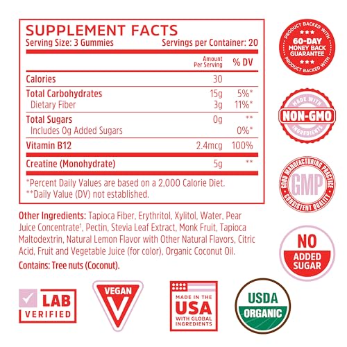 Zhou Nutrition Creatine Monohydrate Chewables 5g for Men & Women, Sugar Free Zhou Nutrition buy supplements canada