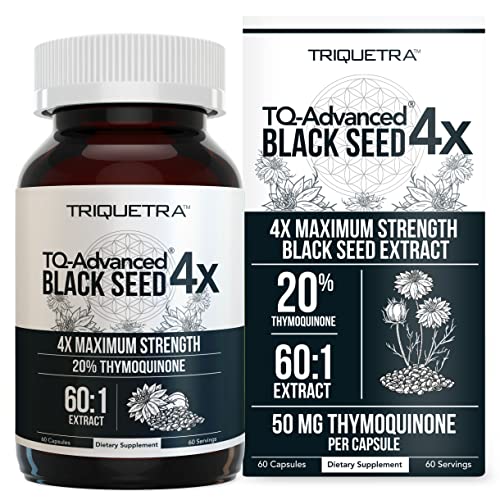 20% Thymoquinone Black Seed Oil Extract Capsules - TQ-Advanced 4X®: Highest Triquetra Health buy supplements canada