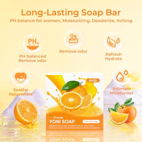 Yoni Soap & Yoni Oil & Feminine Wash Set for Women, Yoni Wash for Vaginal Ph Balance Remove BASSI buy supplements canada