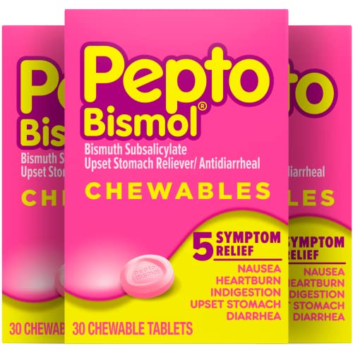 Pepto Bismol Chewable Tablets for Nausea, Heartburn, Indigestion, Upset Pepto Bismol buy supplements canada