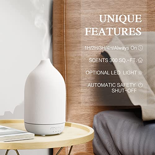 ZEIGGA LAB Essential Oil Diffusers, Aromatherapy Diffuser for Essential Oils, 100ml Ceramic Oil Diffusers ZEIGGA LAB buy supplements canada