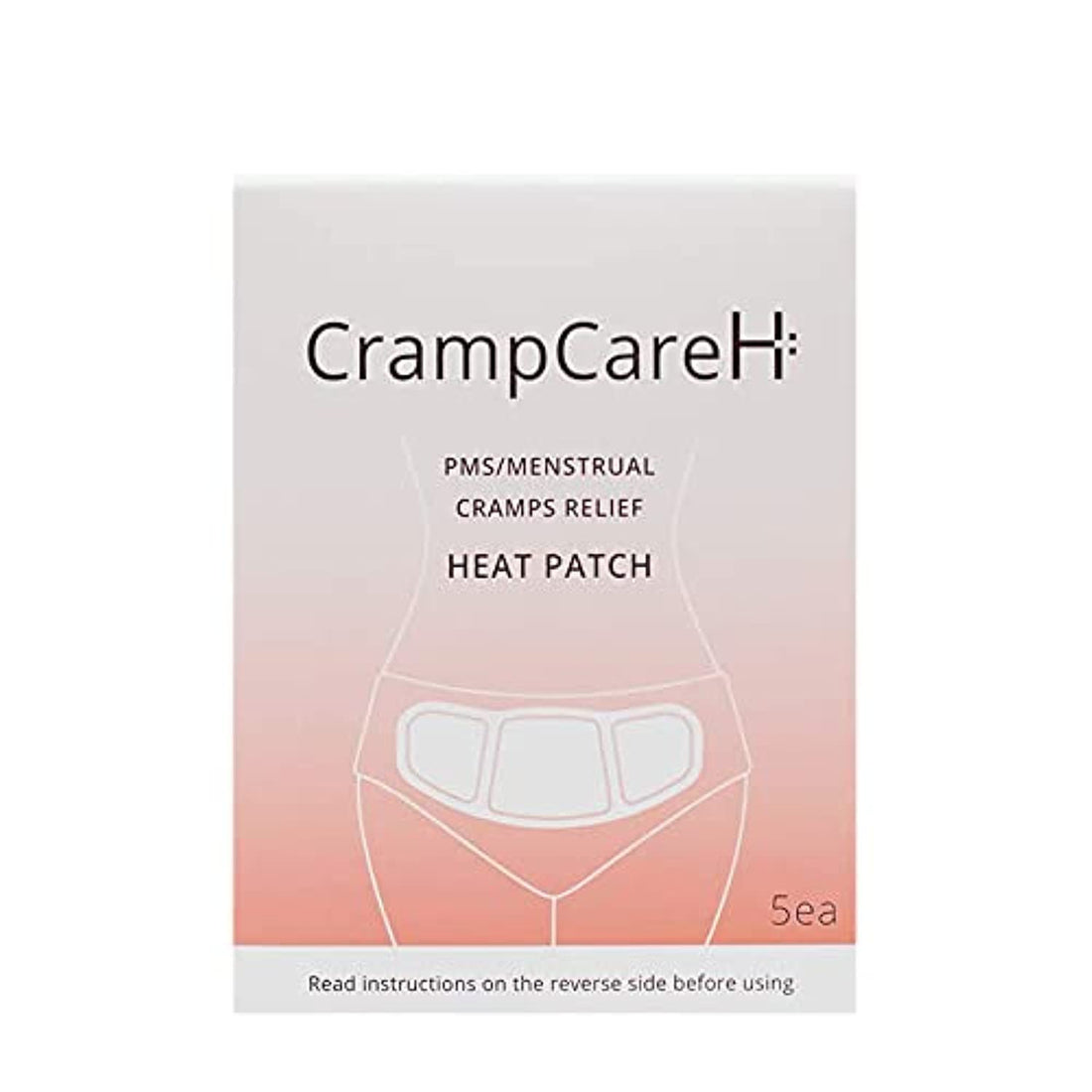 (5 Patches) CrampCareH PMS/Menstrual Cramps Relief Heat Patch with Wide Wings, FDA Registered CrampCareH buy supplements canada