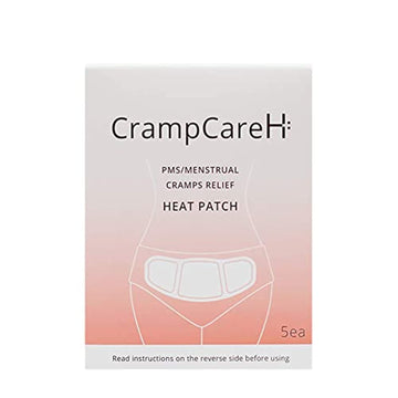 (5 Patches) CrampCareH PMS/Menstrual Cramps Relief Heat Patch with Wide Wings, FDA Registered CrampCareH buy supplements canada
