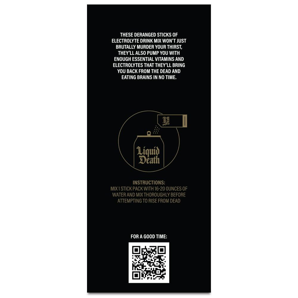 Liquid Death Electrolyte Death Dust - Hydration Powder Packets - 3 Flavors - 12-Stick Liquid Death buy supplements canada