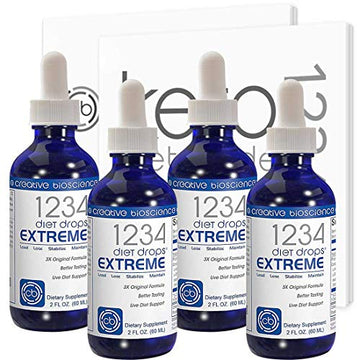 Creative Bioscience 1234 Diet Drops Extreme, 2 Fl Oz (4 Pack) Creative Bioscience buy supplements canada