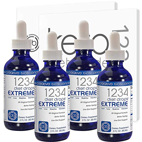 Creative Bioscience 1234 Diet Drops Extreme, 2 Fl Oz (4 Pack) Creative Bioscience buy supplements canada