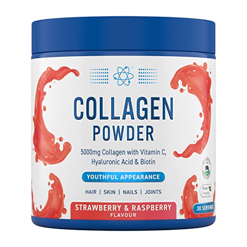 Applied Nutrition Collagen Powder - Strawberry & Raspberry Flavour - 5000mg Hydrolysed Bovine Flavoured Collagen Applied Nutrition buy supplements canada