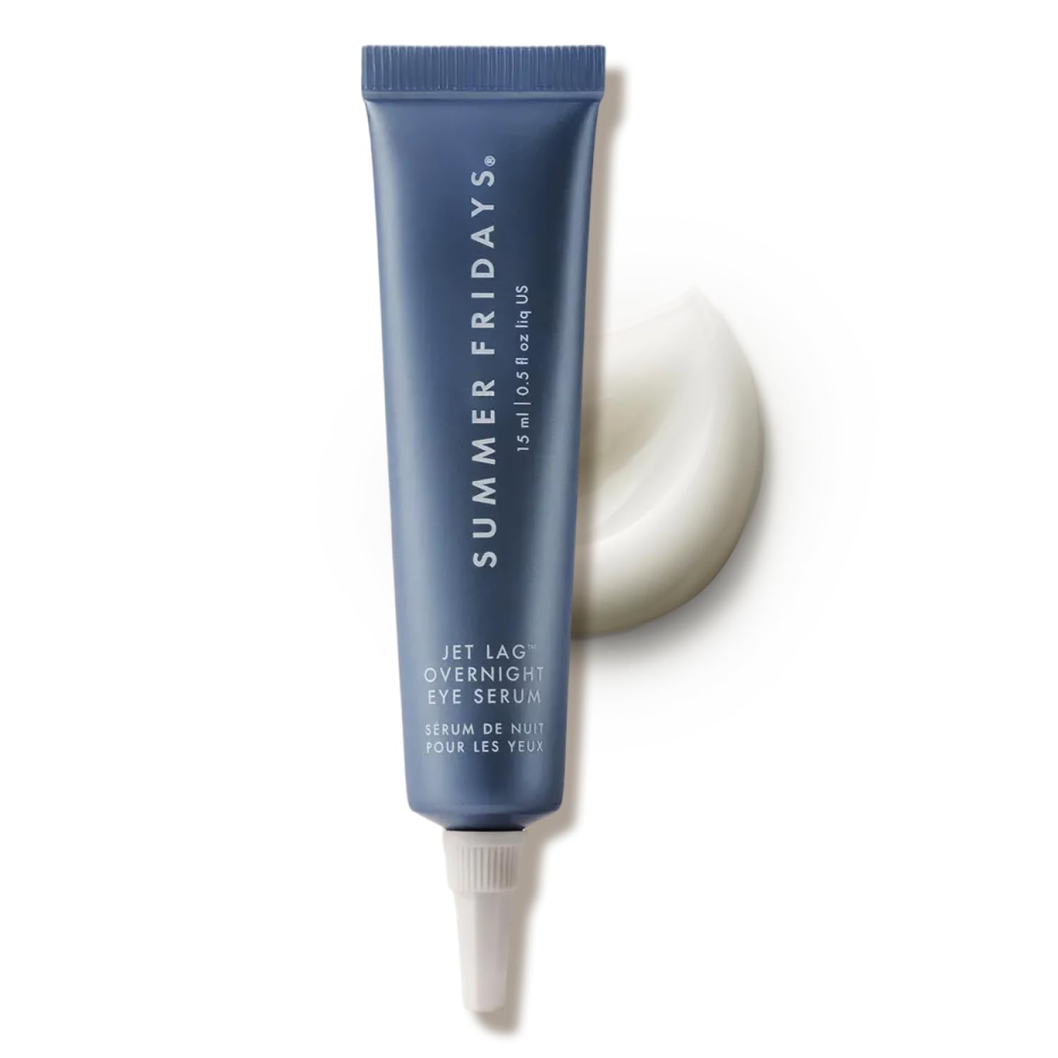 Summer Fridays Jet Lag Overnight Eye Serum - Nourishing Undereye Treatment for Dark Circles - Helps to Hydrate, Smooth, Firm & Depuff - Enriched with Glycerin to Lock in Moisture (0.5 Fl Oz) Summer Fridays buy supplements canada