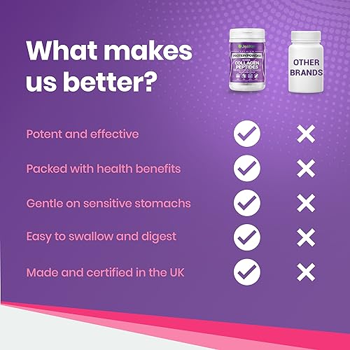 JeaKen - Unflavored Collagen Peptides Powder from Grass-Fed Bovine Sources - Sugar-Free Hydrolyzed Collagen JeaKen buy supplements canada