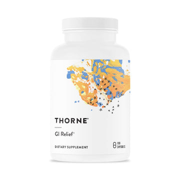 Thorne GI Relief - Digestion Supplement Supports Gut Health & Bloating Relief - Made with Marshmallow Root Extract & Digestive Enzymes - 180 Capsules - 90 Servings Thorne buy supplements canada