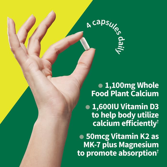Garden of Life Raw Calcium Supplement for Women and Men - Vitamin Code Made from Whole Foods with Magnesium, K2, Vitamin D3 and Vitamin C Garden of Life buy supplements canada