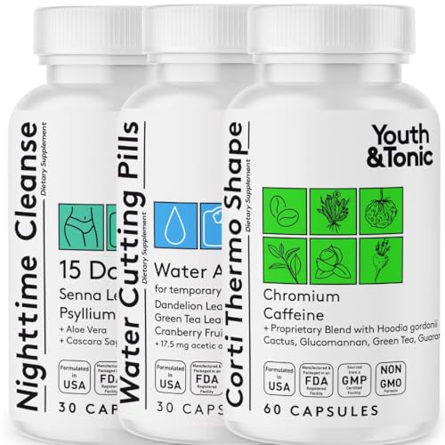 Sculpt Shred Cleanse Detox as 3x Action Diet Pills for Puffiness Belly Bloating & Loss of Waste Youth & Tonic buy supplements canada