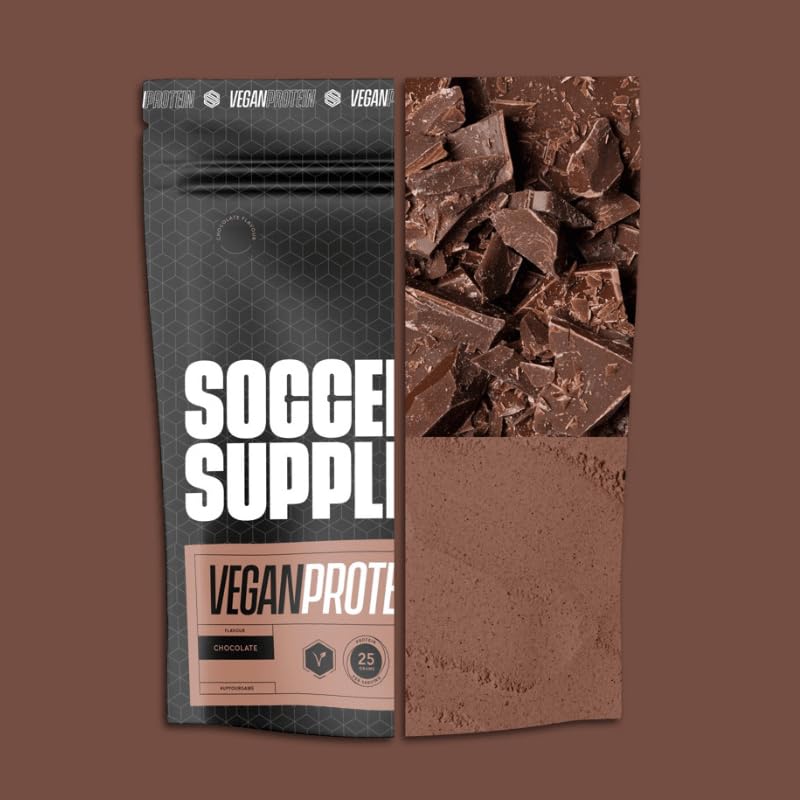 Soccer Supplement Vegan Protein Powder - 25g's of Protein per Serving, Chocolate Flavour SOCCER SUPPLEMENT buy supplements canada